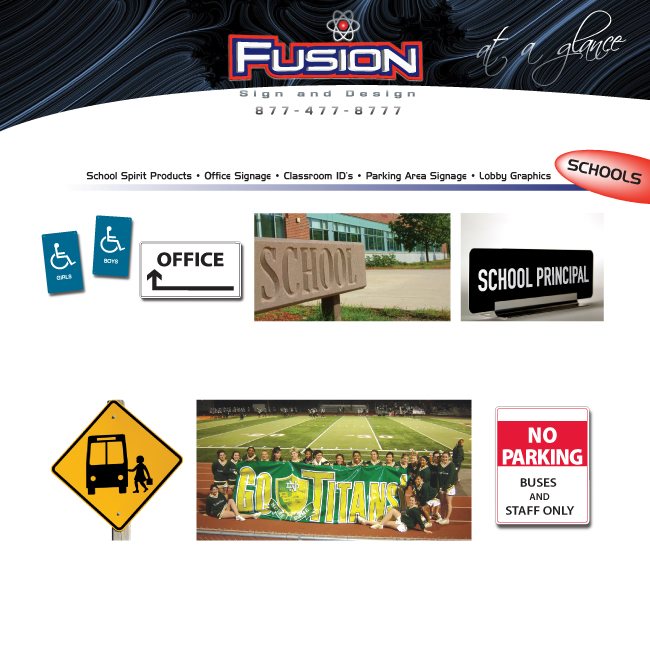 Fusion Sign School Signage